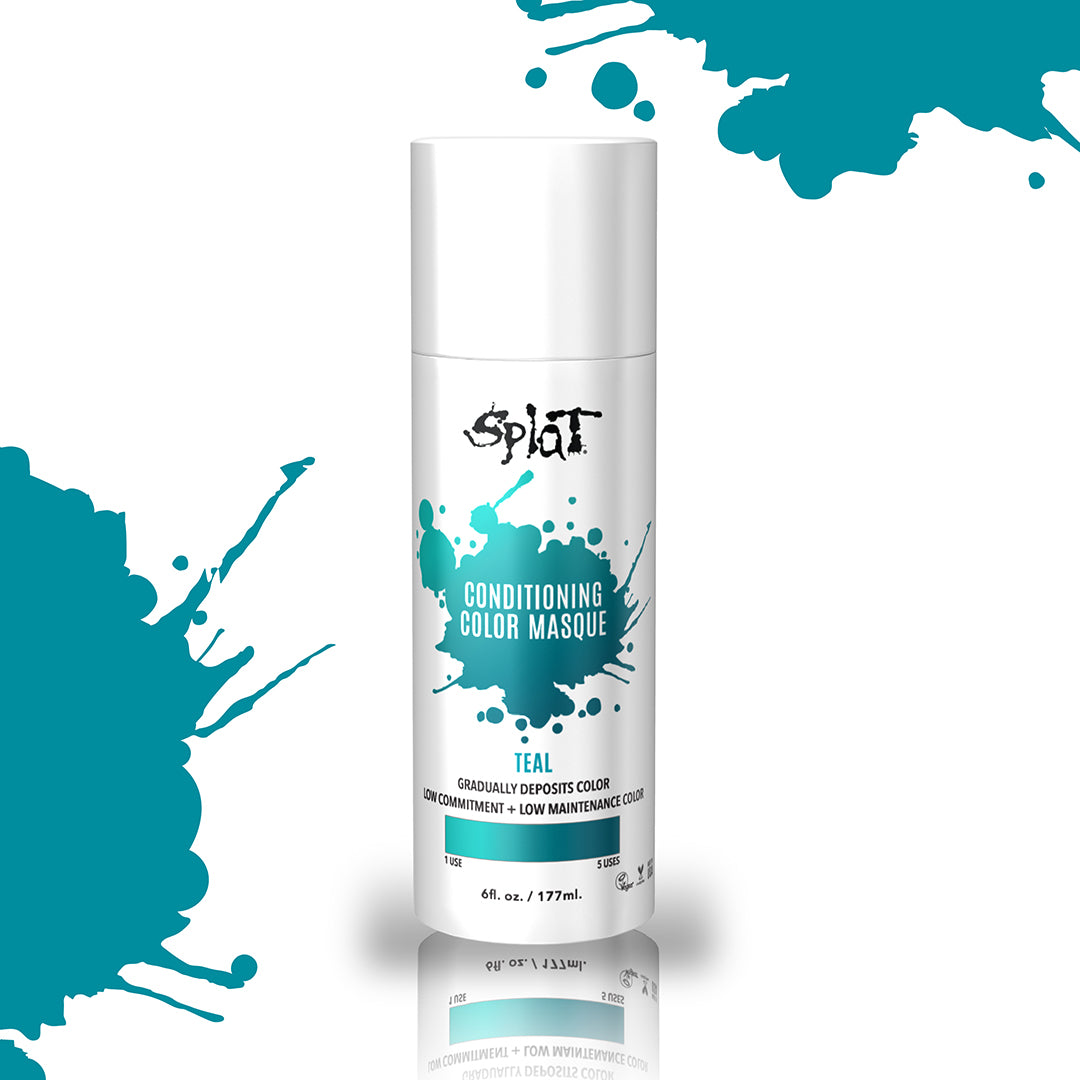 Splat Hair Dye Teal Color Depositing Conditioner Masque Overtone