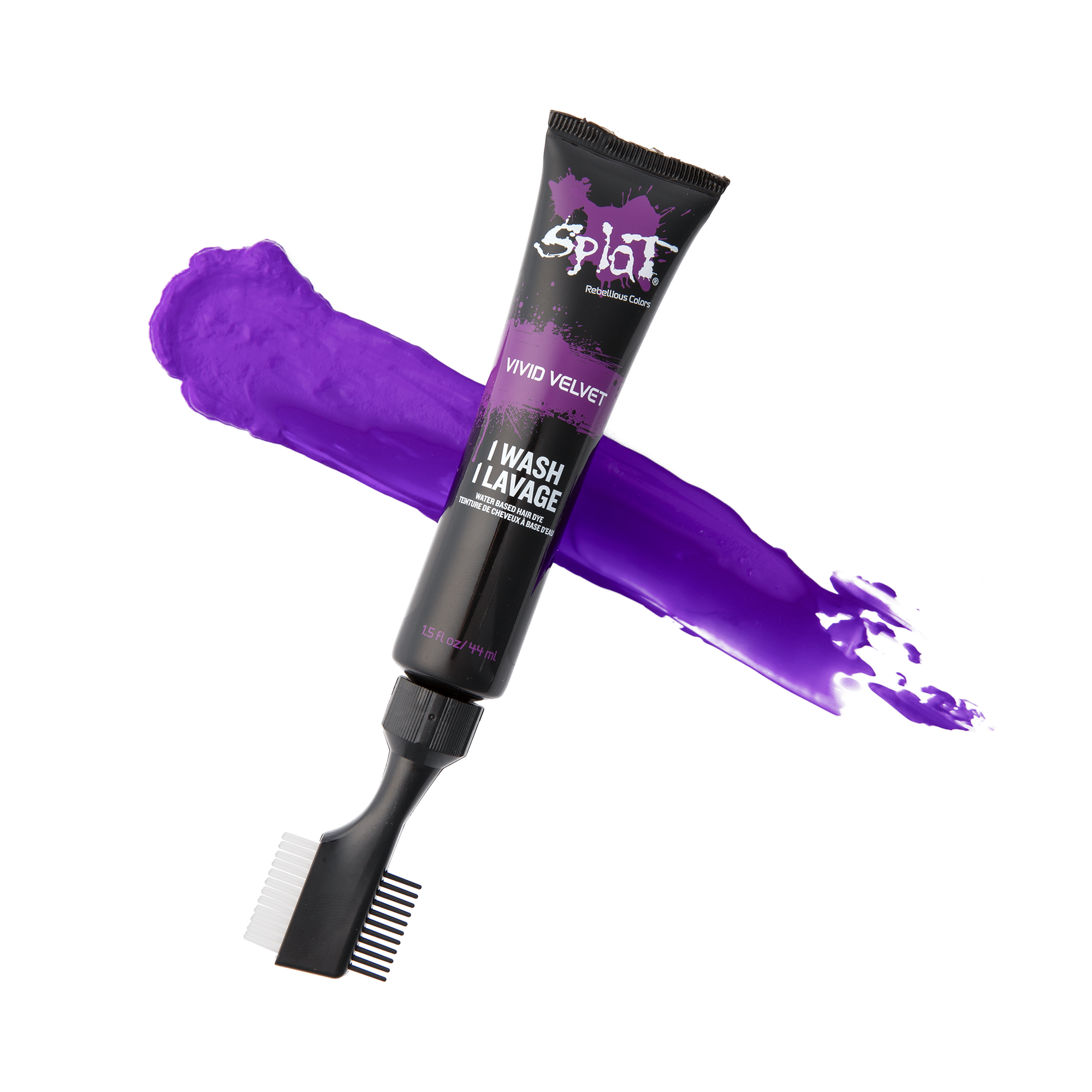 Vivid Velvet: Soft Purple One-Wash Temporary Hair Dye