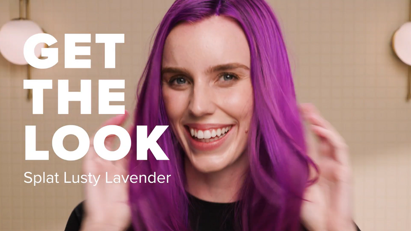 Splat Lusty Lavender Hair Dye Tutorial | Semi permanent Hair at Home