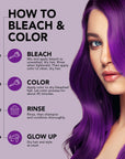 Lusty Lavender: Original Lavender Semi-Permanent Hair Dye Complete Kit with Bleach