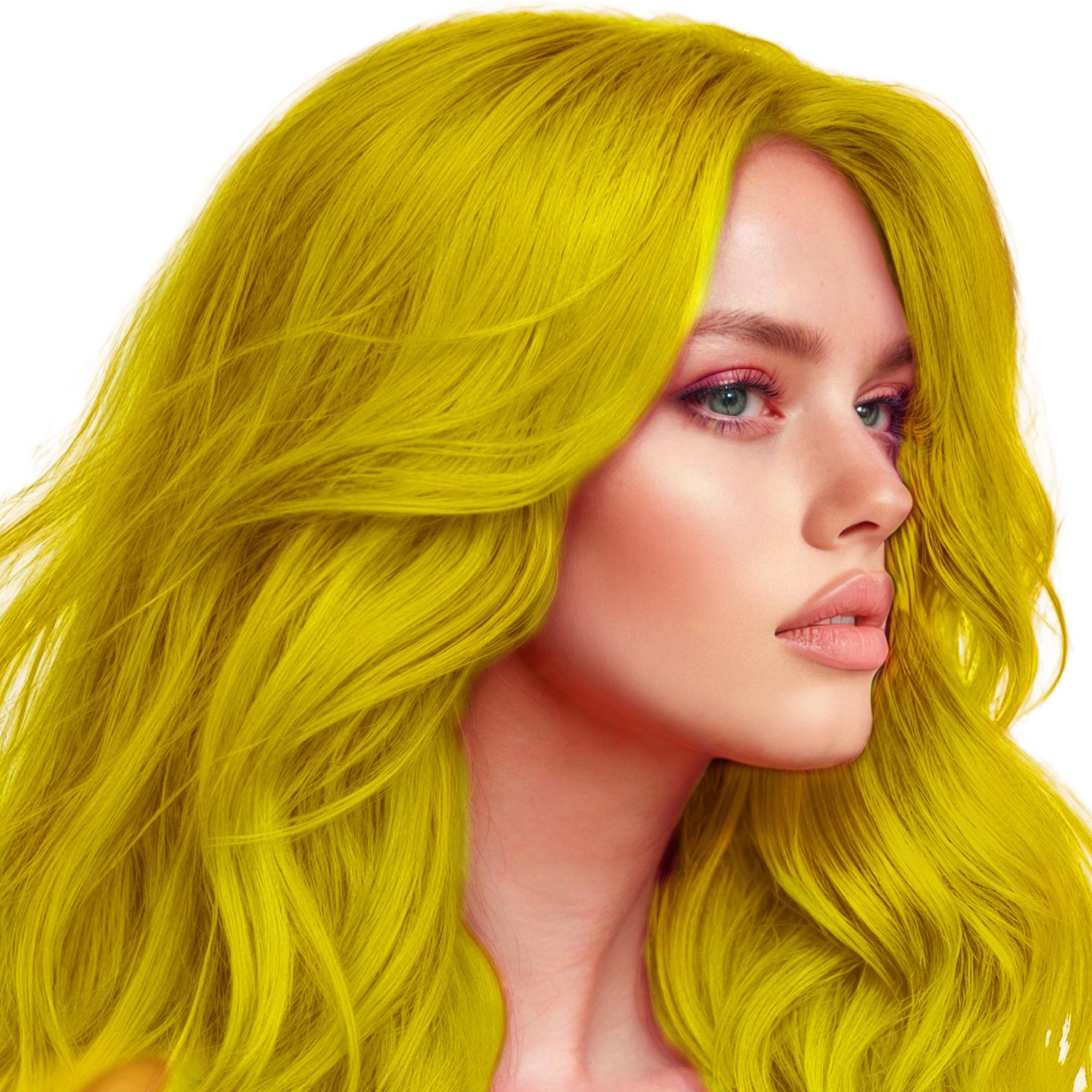 Lemon Drop: Yellow Semi-Permanent Hair Dye Complete Kit with Bleach