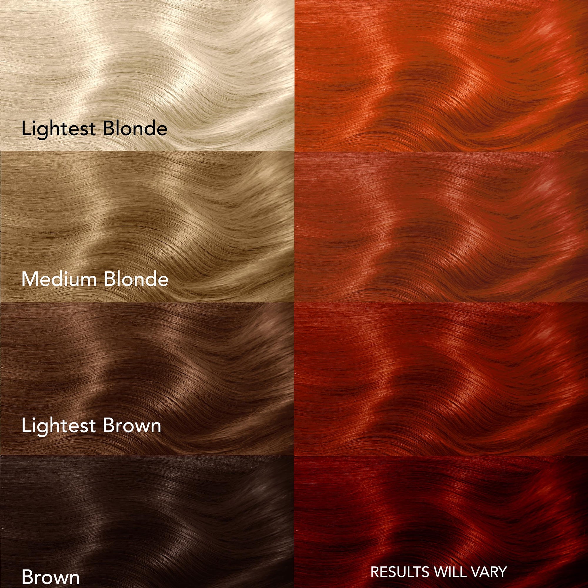 Orange Fireballs: Original Fire Orange Semi-Permanent Hair Dye Complete Kit with Bleach
