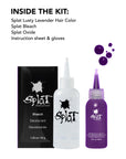 Lusty Lavender: Original Lavender Semi-Permanent Hair Dye Complete Kit with Bleach