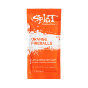 Splat Hair Dye Original Singles Foil Packet in Orange Fireballs Orange Semi-Permanent Hair Dye