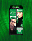 Neon Green: Original Neon Green Semi-Permanent Hair Dye Complete Kit with Bleach