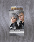 Sinful Silver: Original Silver Semi-Permanent Hair Dye Complete Kit with Bleach