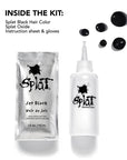 Jet Black Permanent Hair Dye Complete Kit