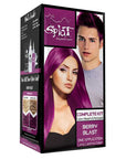 Berry Blast: Original Purple Semi-Permanent Hair Dye Complete Kit with Bleach
