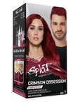 Crimson Obsession: Original Crimson Semi-Permanent Hair Dye Complete Kit with Bleach
