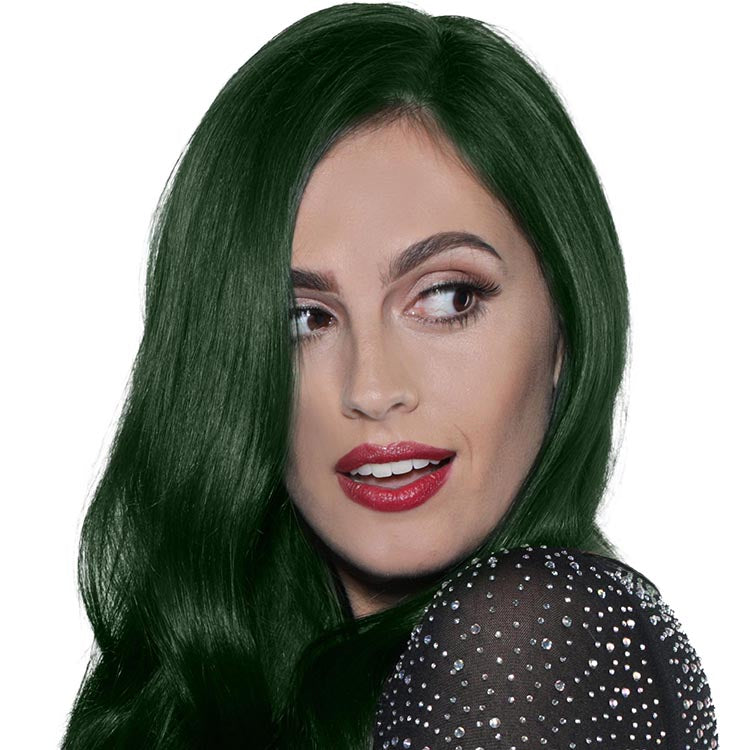 Envy Me: Permanent Green Hair Dye For Dark Hair