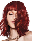 Iconic Red: Permanent Warm Red Hair Dye For Dark Hair