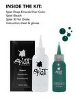 Kit completo original con decolorante y coloración semipermanente - Deep Emerald