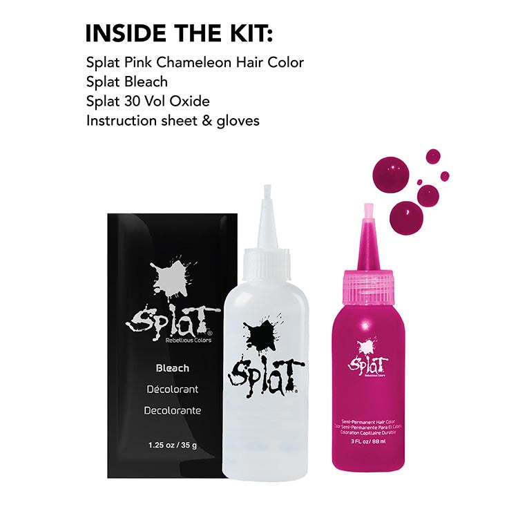 Splat Complete Kit Pink Chameleon – Pink Semi-Permanent Hair Color