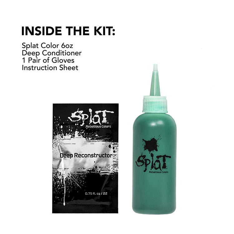 Midnight Jade No Bleach Green Semi-Permanent Hair Dye Kit