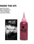 Midnight Scarlet No Bleach Red Semi-Permanent Hair Dye Kit