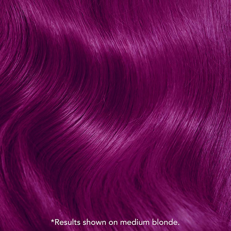 Berry Blast: Original Purple Semi-Permanent Hair Dye Complete Kit with Bleach