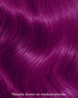 Berry Blast: Original Purple Semi-Permanent Hair Dye Complete Kit with Bleach