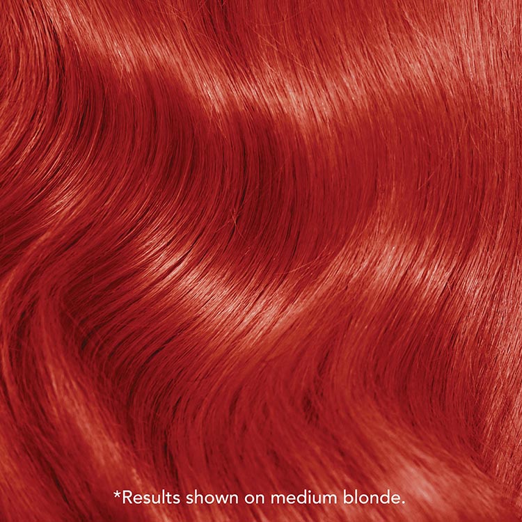 Iconic Red: Permanent Warm Red Hair Dye For Dark Hair