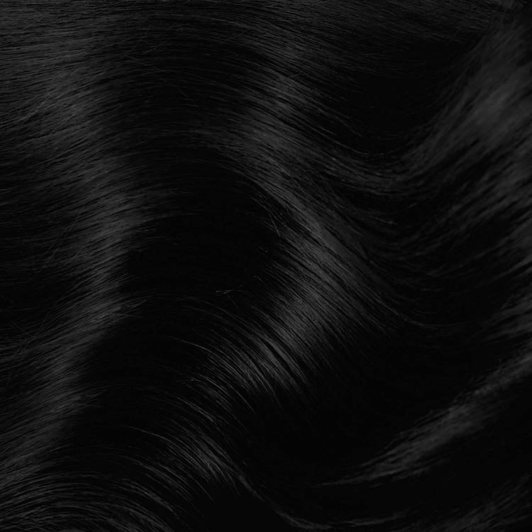 Jet Black Permanent Hair Dye Complete Kit