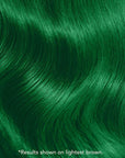 Neon Green: Original Neon Green Semi-Permanent Hair Dye Complete Kit with Bleach