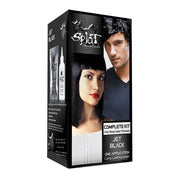 Jet Black Permanent Hair Dye Complete Kit