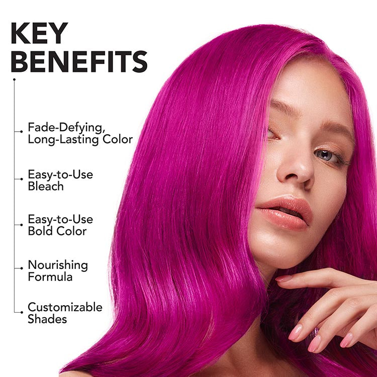 Pink Fetish: Original Pink Semi-Permanent Hair Dye Complete Kit with Bleach