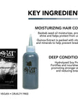 Midnight Azure No Bleach Blue Semi-Permanent Hair Dye Kit