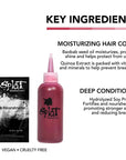 Midnight Scarlet No Bleach Red Semi-Permanent Hair Dye Kit