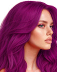 Berry Blast: Original Purple Semi-Permanent Hair Dye Complete Kit with Bleach