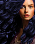 Midnight Azure No Bleach Blue Semi-Permanent Hair Dye Kit