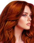 Spicy Copper: Copper Semi-Permanent Hair Dye Complete Kit with Bleach