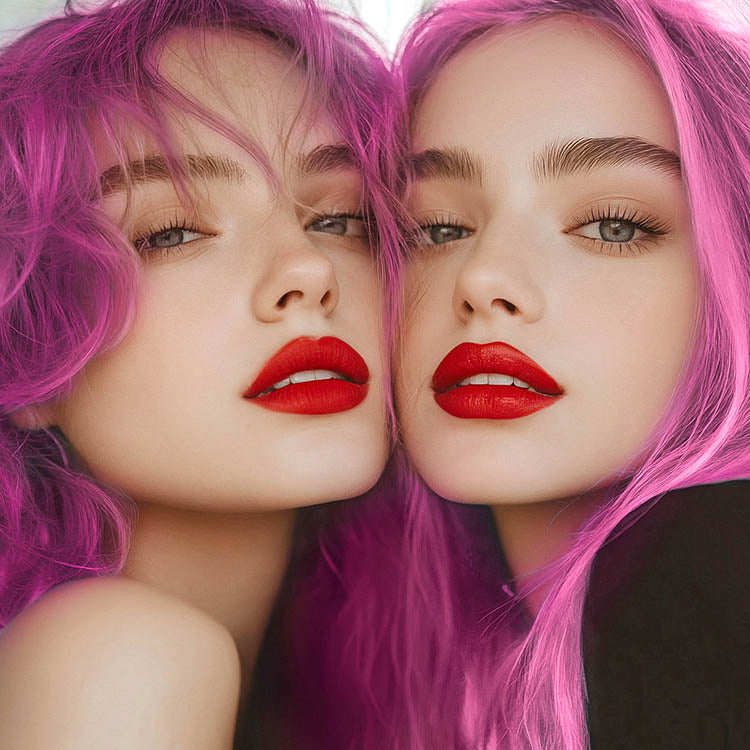 Naturals: Vegan Semi-Permanent Hair Dyes - Pink