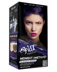Midnight Amethyst No Bleach Purple Semi-Permanent Hair Dye Kit