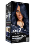 Midnight Azure No Bleach Blue Semi-Permanent Hair Dye Kit