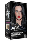 Midnight Onyx No Bleach Black Semi-Permanent Hair Dye Kit
