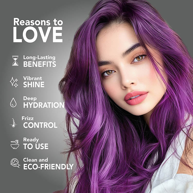 Naturals: Vegan Semi-Permanent Hair Dyes - Purple