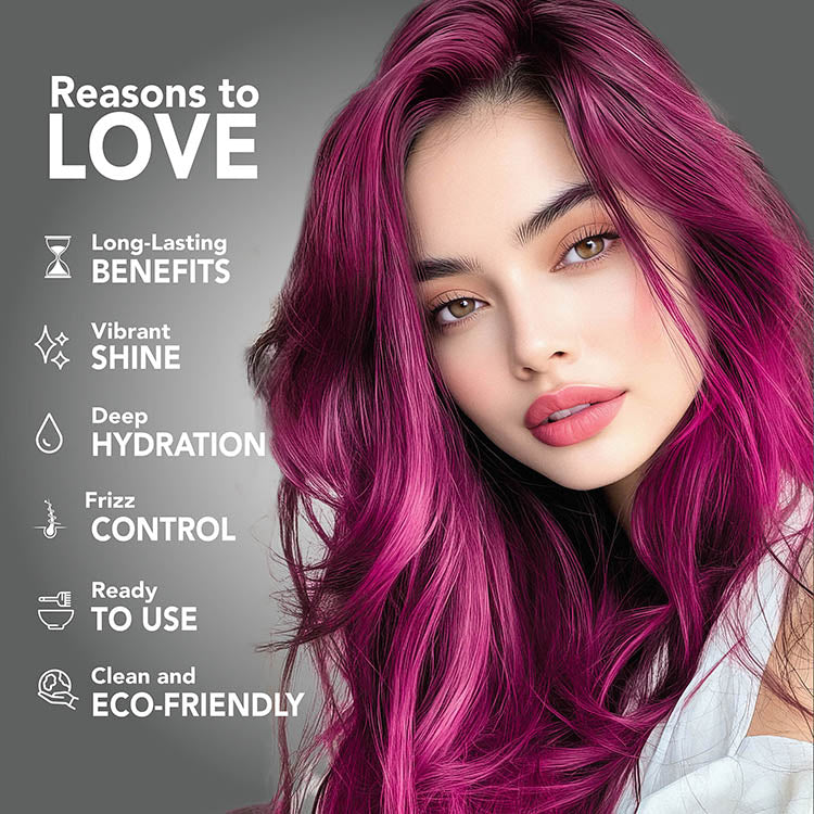 Naturals: Vegan Semi-Permanent Hair Dyes - Pink