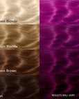 Berry Blast: Original Purple Semi-Permanent Hair Dye Complete Kit with Bleach