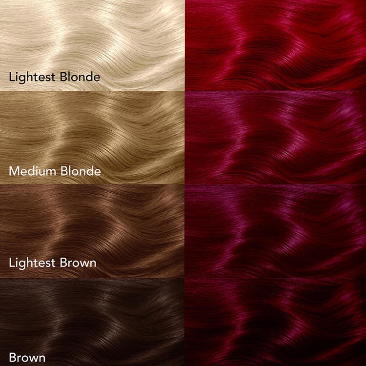 Crimson Obsession: Original Crimson Semi-Permanent Hair Dye Complete Kit with Bleach
