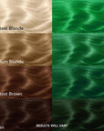 Neon Green: Original Neon Green Semi-Permanent Hair Dye Complete Kit with Bleach