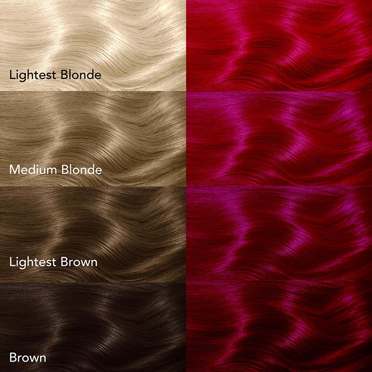 Whipped Cherry: Original Cherry Red Semi-Permanent Hair Dye Complete Kit with Bleach