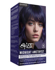 Midnight Amethyst No Bleach Purple Semi-Permanent Hair Dye Kit