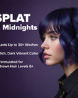 Midnight Amethyst No Bleach Purple Semi-Permanent Hair Dye Kit