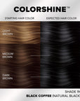 Splat ColorShine Demi-Permanent Hair Color: 1N Black Coffee