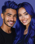 Blue Envy: Original Deep Blue Semi-Permanent Hair Dye Complete Kit with Bleach