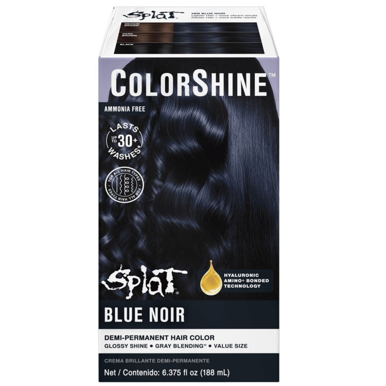 Splat ColorShine Demi-Permanent Hair Color: 2BB Blue Noir