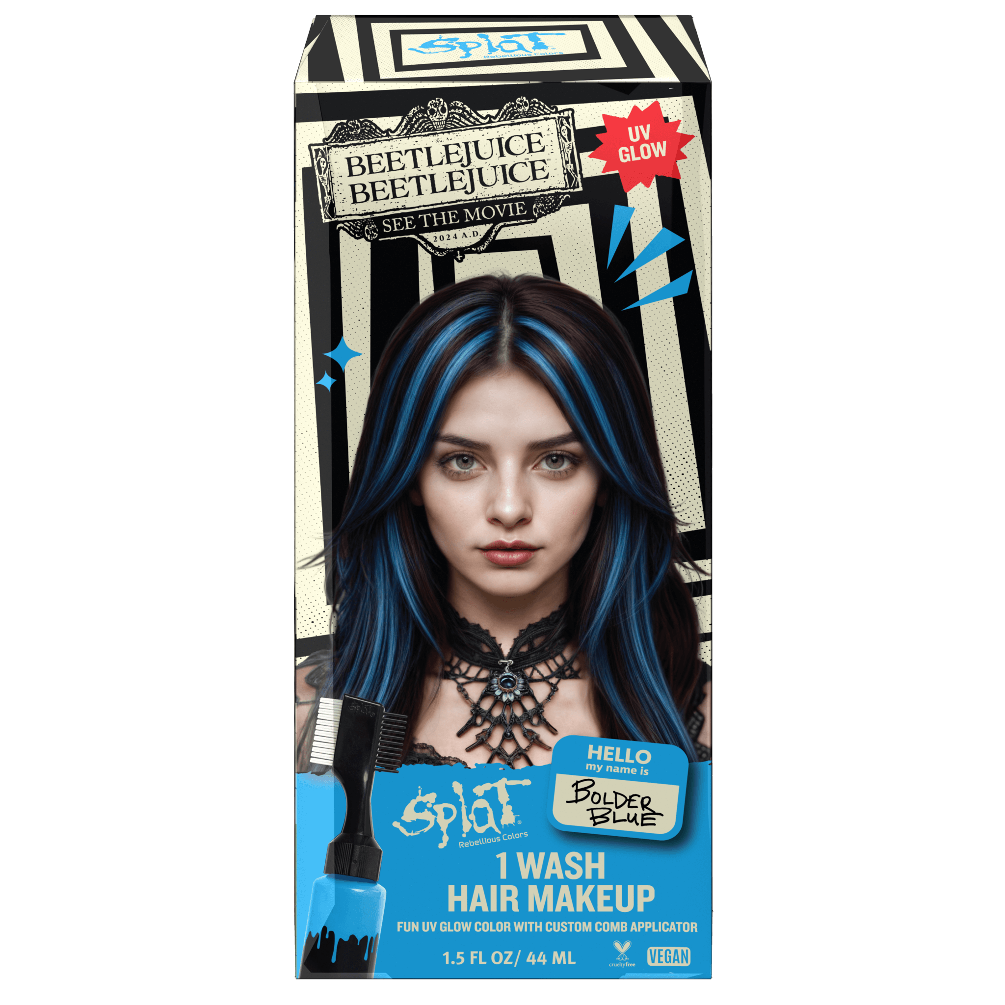 Beetlejuice Bolder Blue | Splat Hair Color