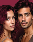 Crimson Obsession: Original Crimson Semi-Permanent Hair Dye Complete Kit with Bleach