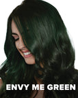 Envy Me: Permanent Green Hair Dye For Dark Hair