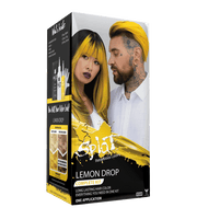 Lemon Drop: Yellow Semi-Permanent Hair Dye Complete Kit with Bleach
